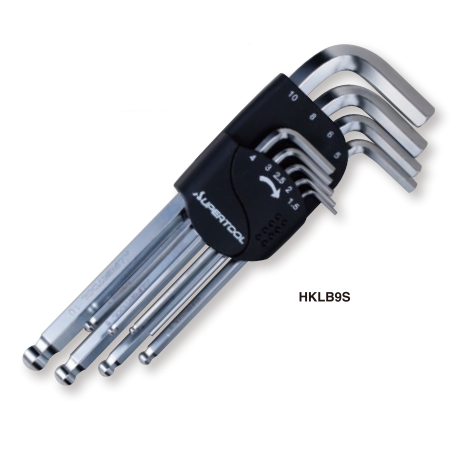 1 Bộ lục giác thân dài HKLB9S Super tool Bộ lục giác SUPERTOOL HKLB9S - Hàng chính hãng
