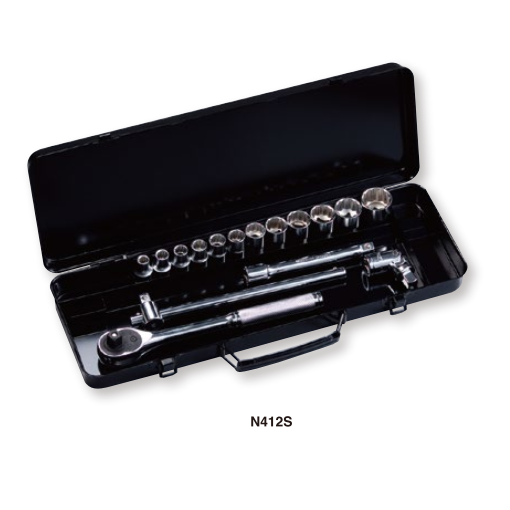 Bộ tuýp 12.7mm N412S Supertool Bộ lục giác N412S SUPER TOOL / JAPAN - Hàng chính hãng