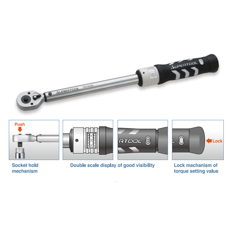 cờ lê lực TRH3100 Super Tool Cờ lê cân lực TRH3060 TRH3100 TRH4200 TRH4320 SUPERTOOL
