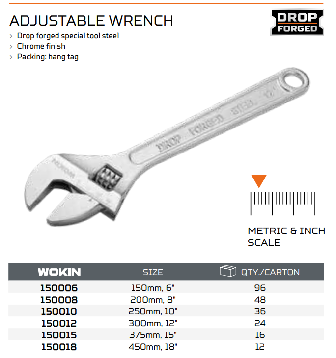 Mỏ lết WOKIN 150006 - Hàng chính hãng
